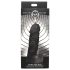 Dark Pecker - schwarze Penis-Kerze mit Hoden (352g)