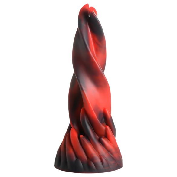 Creature Cocks Höllenkuss - Spiral Silikon Dildo - 19cm (rot)