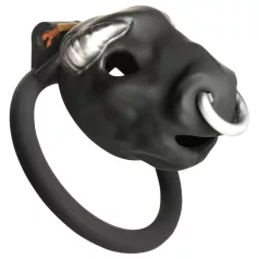 Master Series Bull - Peniskäfig mit Stierkopf (schwarz)
