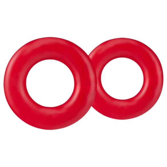 Stay Hard - Penisring-Set (Rot)
