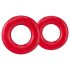 Stay Hard - Penisring-Set (Rot)