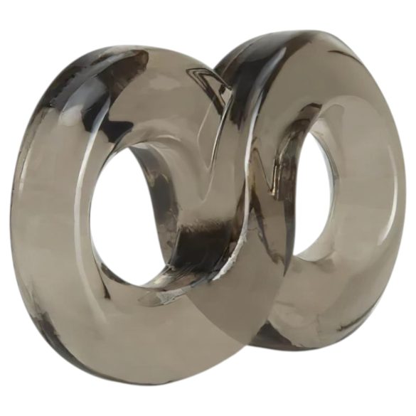 Stay Hard - Penis- und Hodenring (Grau)