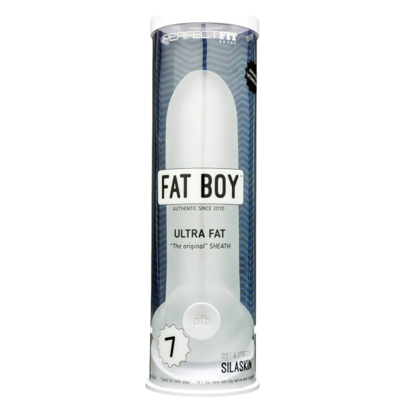 Fat Boy Original Ultra Fat - Penis-Mantel (19 cm) - Weiß