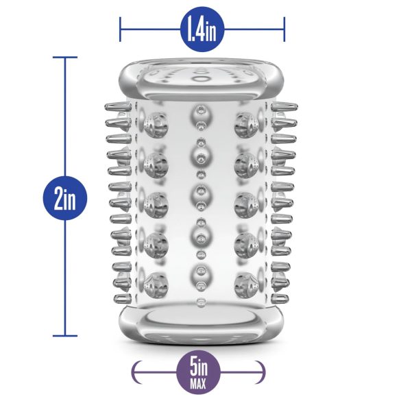 Stay Hard - kleiner stacheliger Penisring (transparent)