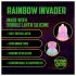 Autsch! Rainbow Invader - Silikon-Fantasiedildo (Regenbogen)