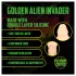 Autsch! Golden Alien Invader - Silikon-Fantasiedildo (gold)