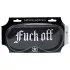 Autsch! - Satin-Schlafmaske mit der Aufschrift „Fuck Off“ (schwarz)