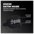 Autsch! - Satin-Augenmaske mit der Aufschrift „Spank Me“ (schwarz)