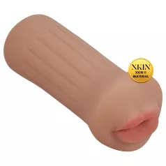 XKIN - künstlicher Mund-Masturbator - S (dunkel natur)