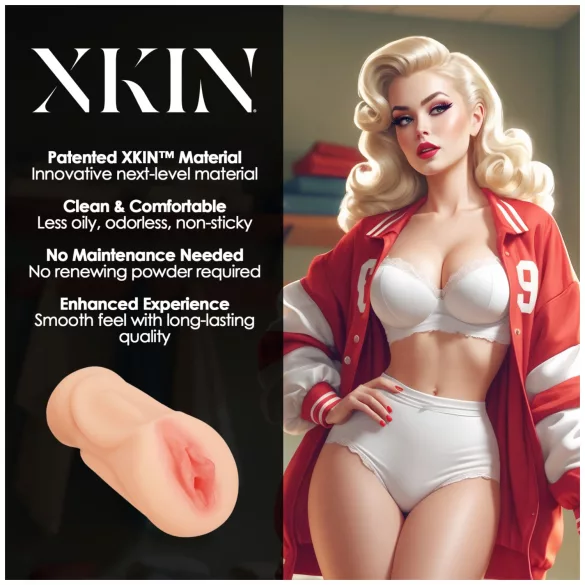 XKIN Lexi Lockerload - realistische Kunstvagina-Masturbator (naturell)