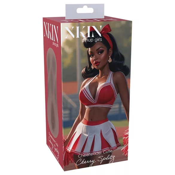 XKIN Cheerleader Cherry - lebensechter Vaginal-Masturbator (dunkles Natur)