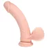 RealRock - realitätsnaher Vibrator mit doppelter Dichte (hautfarben) - 18 cm