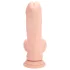 RealRock - realitätsnaher Vibrator mit doppelter Dichte (hautfarben) - 18 cm