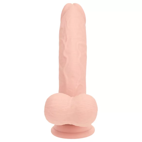 RealRock - realitätsnaher Vibrator mit doppelter Dichte (hautfarben) - 18 cm