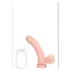 RealRock - lebensechter Vibrator mit doppelter Dichte (hautfarben) - 20 cm