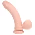 RealRock - lebensechter Vibrator mit doppelter Dichte (hautfarben) - 20 cm