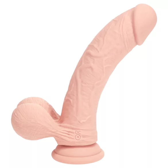 RealRock - lebensechter Vibrator mit doppelter Dichte (hautfarben) - 20 cm