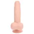 RealRock - lebensechter Vibrator mit doppelter Dichte (hautfarben) - 20 cm