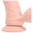 RealRock - lebensechter Vibrator mit doppelter Dichte (hautfarben) - 20 cm