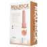 REALROCK - Saugnapf Stoßvibrator - natur (20,5cm)