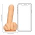 S-Line - Mittelfinger Dildo (natur)