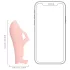 Loveline - gerippter Finger-Vibrator (pink)