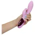 Loveline - Wiederaufladbarer Rabbit-Vibrator mit Klitorisarm (Pink)