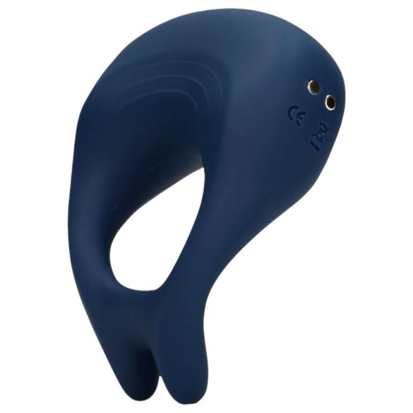 Loveline - Wiederaufladbarer Vibrationscockring (Blau)