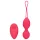 Loveline - gerippte vibrierende Geishakugel (pink)