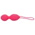 Loveline - gerippte vibrierende Geishakugel (pink)