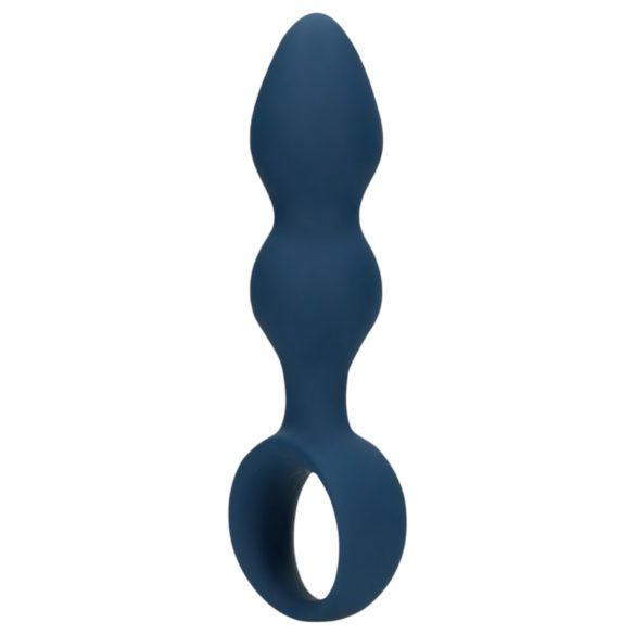 Loveline - Anal-Dildo mit Ring - mittel (blau)