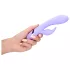 Loveline - Akku Spielhase-Vibrator mit Klitorisarm (Lila)