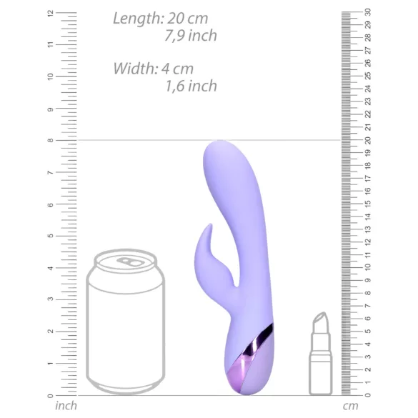Loveline - Akku Spielhase-Vibrator mit Klitorisarm (Lila)