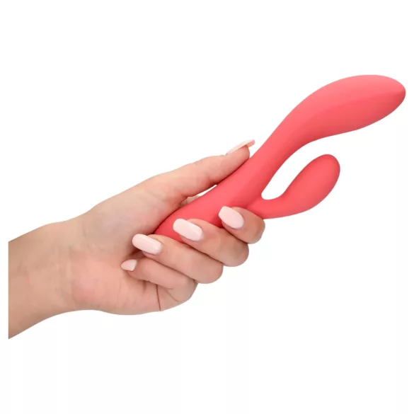 Loveline - Wiederaufladbarer, wasserdichter Vibrator mit Klitorisarm (pink)