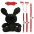 Bondage-Hase - BDSM Kaninchen (schwarz)