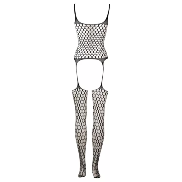 Le Désir - gepunktetes Netz-Set - (schwarz) - S-XL