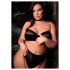 Le Désir Plus Size - 3-teiliges Dessous-Set - Schwarz (XL-4XL)