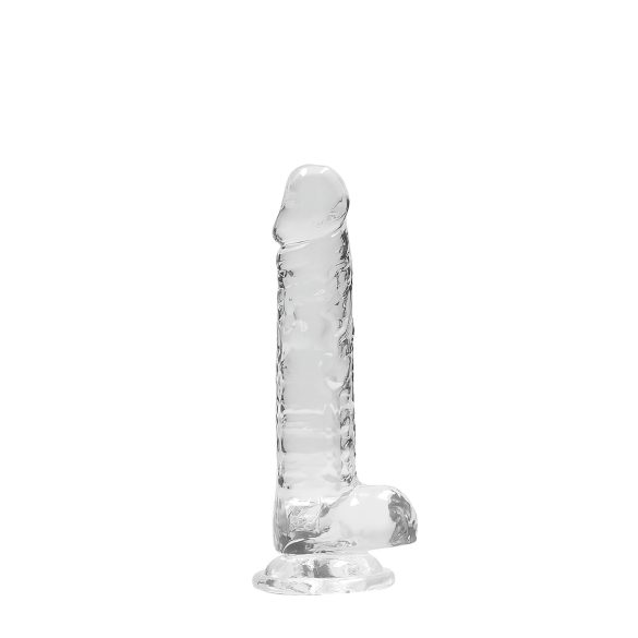 REALROCK - transparenter realistischer Dildo - transparent (17cm)