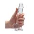 REALROCK - transparenter realistischer Dildo - transparent (17cm)