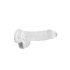 REALROCK - transparentes realitätsgetreues Dildo - transparent (15cm)