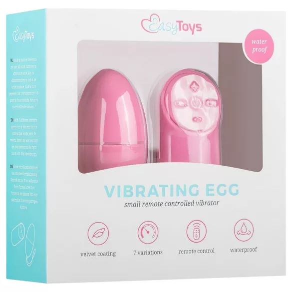 Easytoys - 7-Rhythmus Funkvibrations-Ei (Pink)