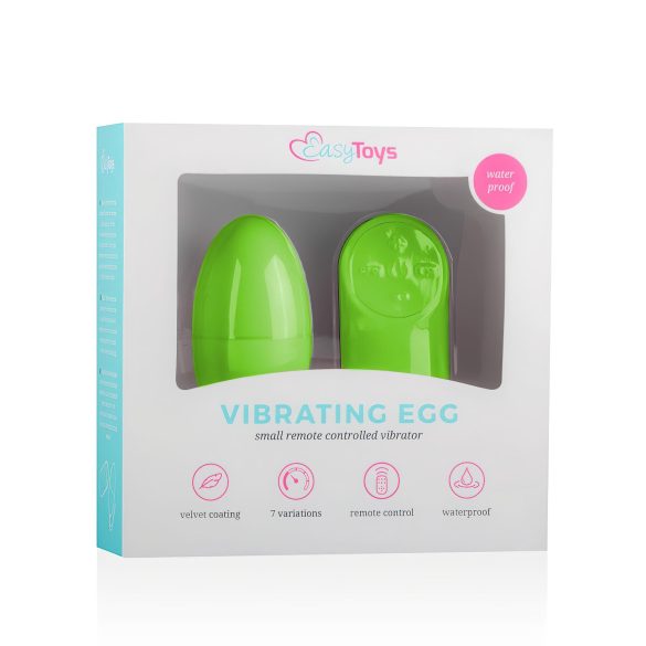 Easytoys - 7-Rhythm Radio-Vibrations-Ei (Grün)