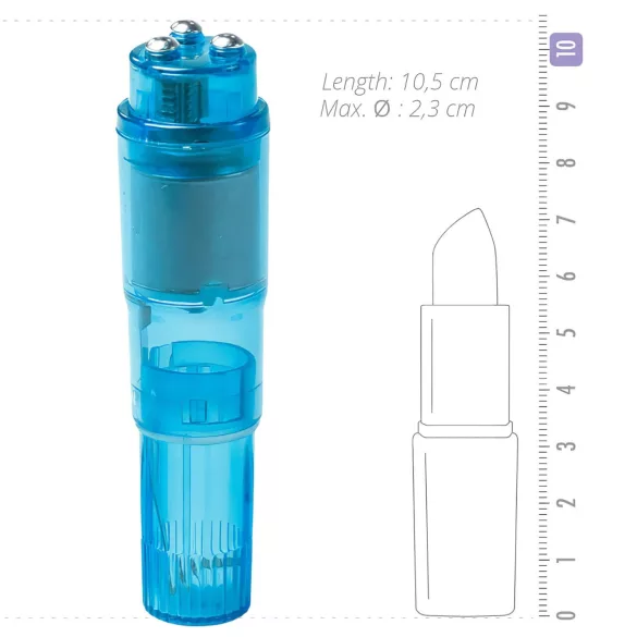 Easytoys Pocket Rocket - Vibrator-Set - Blau (5-teilig)