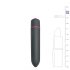 Easytoys Bullet - Wasserdichter Mini-Vibrator (Schwarz)
