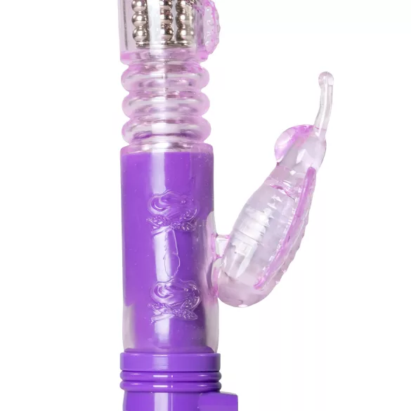 Easytoys Butterfly - rotierender Stoßvibrator (Lila)