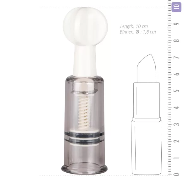 Easytoys - Brustwarzen- und Vaginalpumpenset (3 Stück)