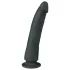 Easytoys - haftendes 100% Silikon-Dildo (21 cm) - Schwarz