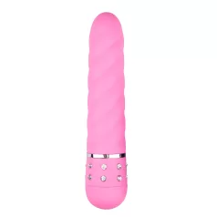 Easytoys Diamond - gedrehter Stabvibrator (pink)