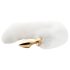 Easytoys Fuchs NO13 - Metall Analplug mit Fuchsschwanz (Gold-Weiß)