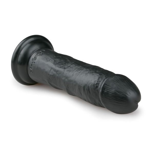 Easytoys - realistischer Saugfuß-Dildo (15,5cm) - schwarz
